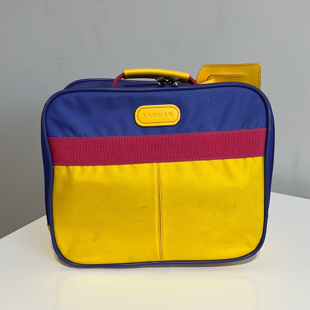 Vintage Jaguar Travel Bag Overhead Bag Color